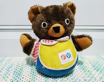 Fisher Price The Cuddly Cub Chime Bear number 719 from 1973-1977