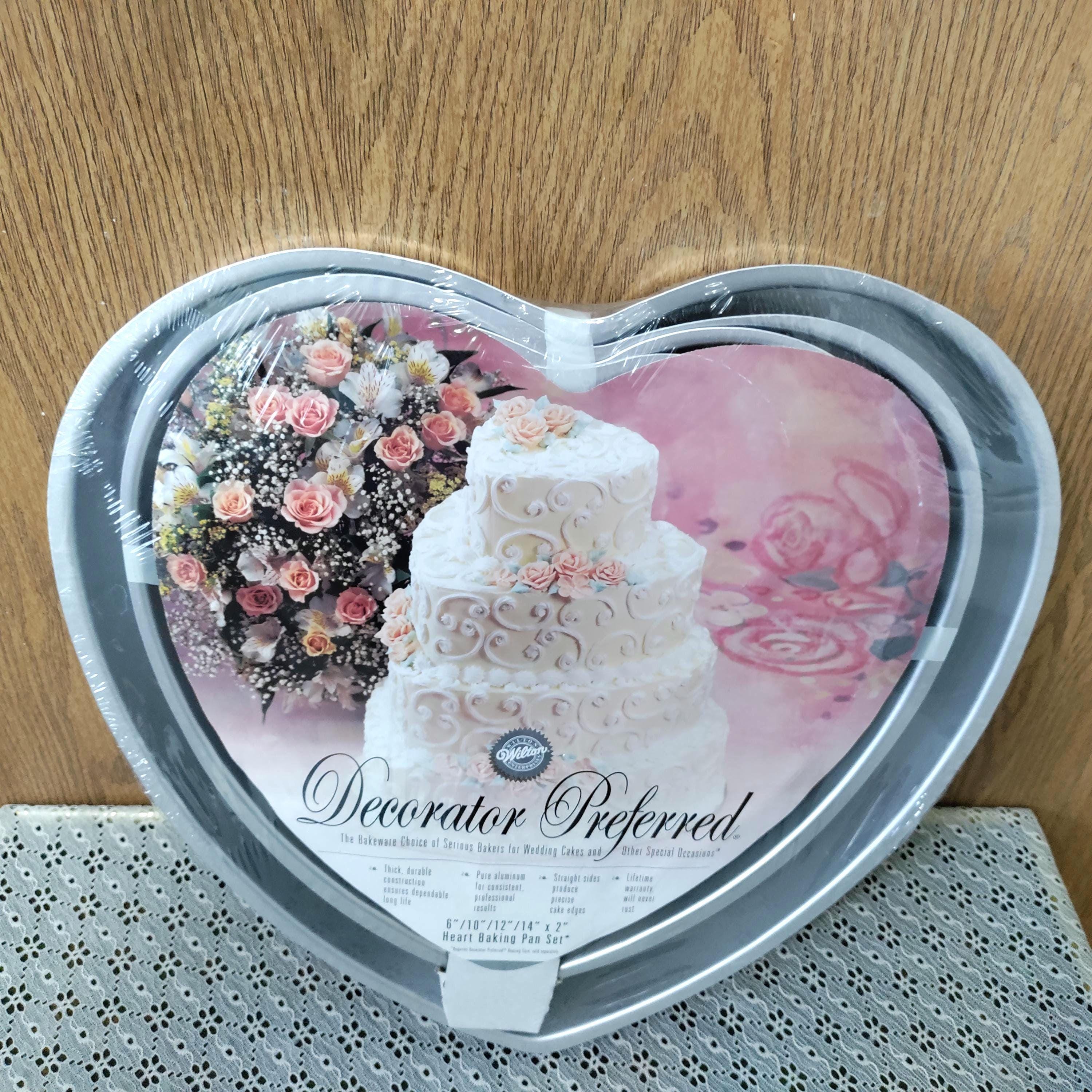 Heart Shaped Wilton Layer Cake Pan Set Wilton Decorator Preferred