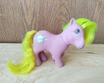 Vintage My Little Pony G-1 Crunch Berry Sundae Best Pony year 6 1987-1988 Hasbro