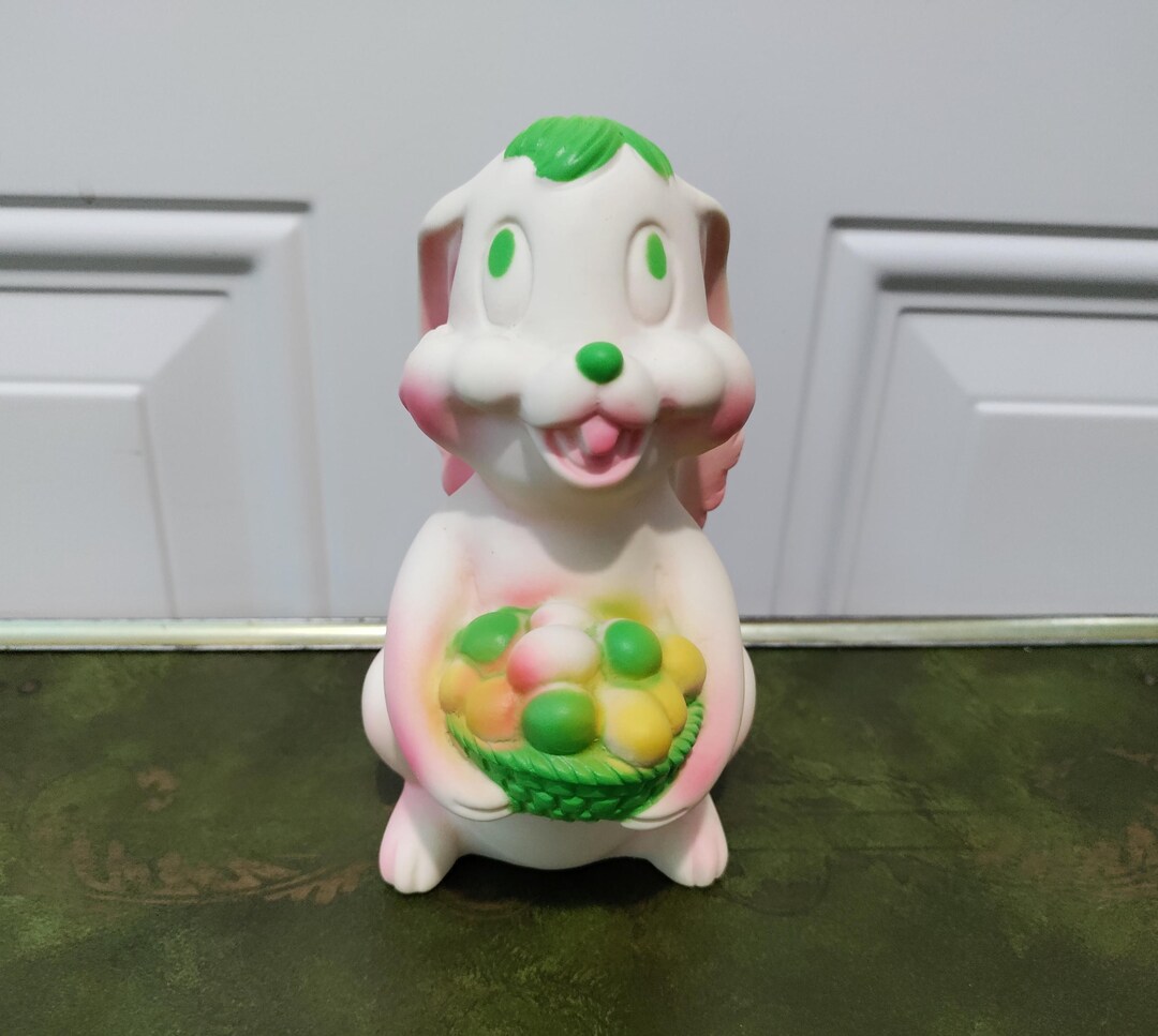 Vintage Bunny Rabbit Squeeze Toy Made by Holland Hall Production Made ...
