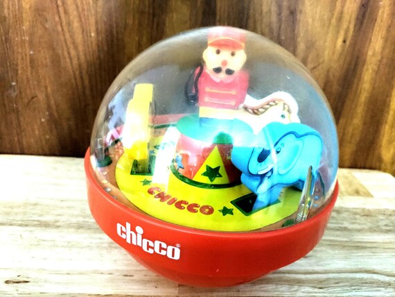 Circus Chime Ball Vintage Baby Toy by Chicco - Etsy