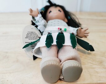 Precious Moments Doll Collection Nine Little Indian small inch tall made  in 2000