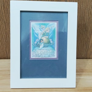 Vintage Jody Bergsma small print 1990 The Lord Bless You and Keep you 378 of 7500 in frame