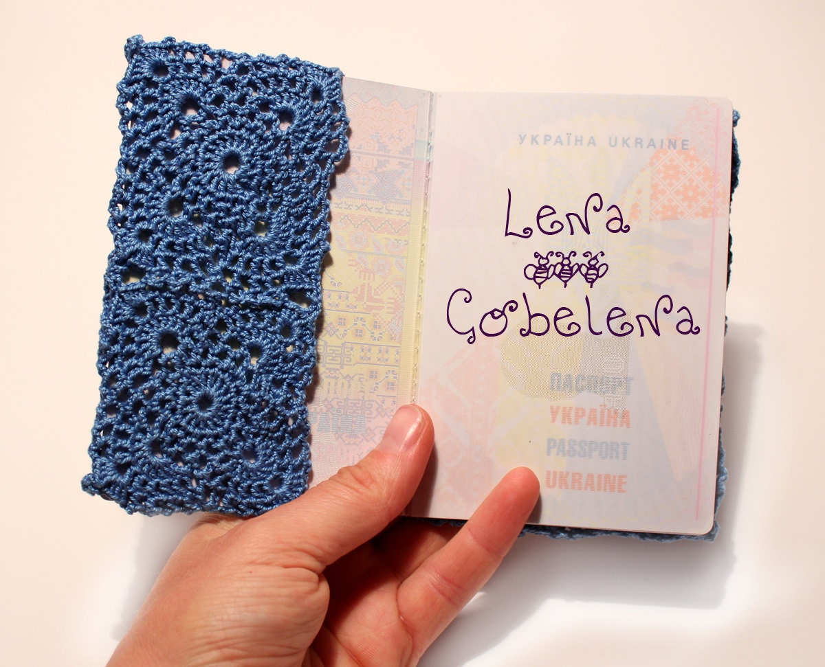 CROCHET PATTERN Lace Passport Cover Instant PDF Download Etsy
