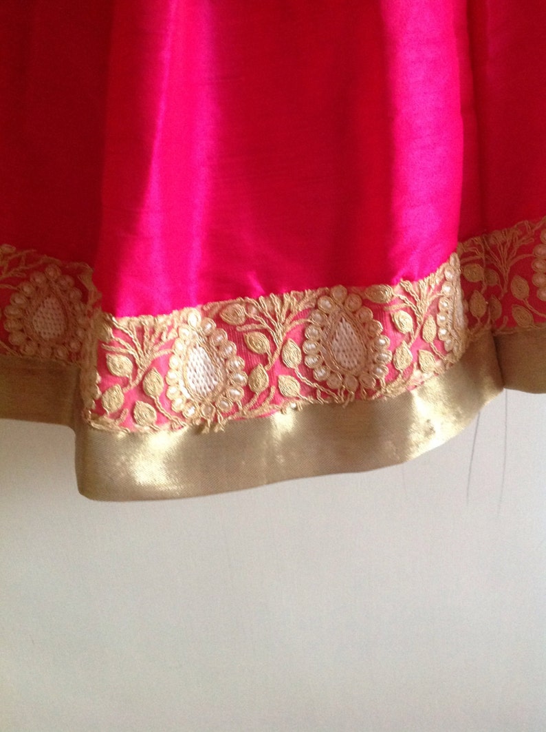 CF applique lehenga emerald