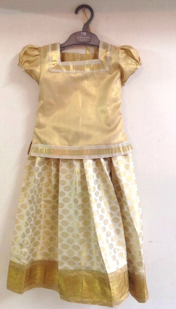 Buy Frocks & Dresses Ethnic Wear Kalamkari Print Party Dress Gown for  Girls- Green Clothing for Girl Jollee