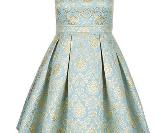 brocade frock designs