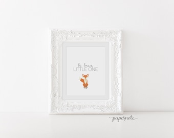 Be Brave Little One // Wall Prints // Nursery Wall Prints // Wall Art // Printable