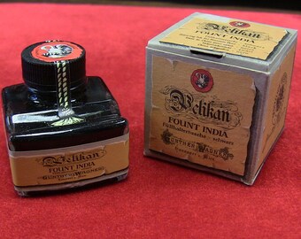 Vintage Pelikan India Ink for Fountain Pen - Sealed in Original Box