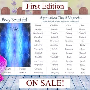 Body Beautiful-affirmatie | Magnetische woordenset | Koelkastpoëzie | Zelfliefdecadeau |  Empowerment-bevestiging