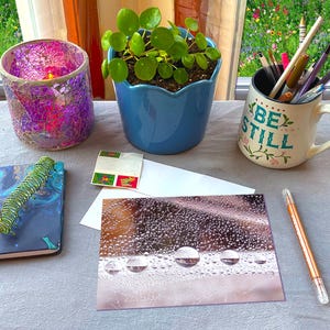 Dew Drop Yin Yang Poetry of Nature Card - BALANCE