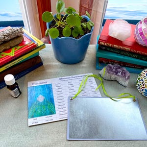 Magnetic Affirmation Kit with Hanging Metal Board - Professional