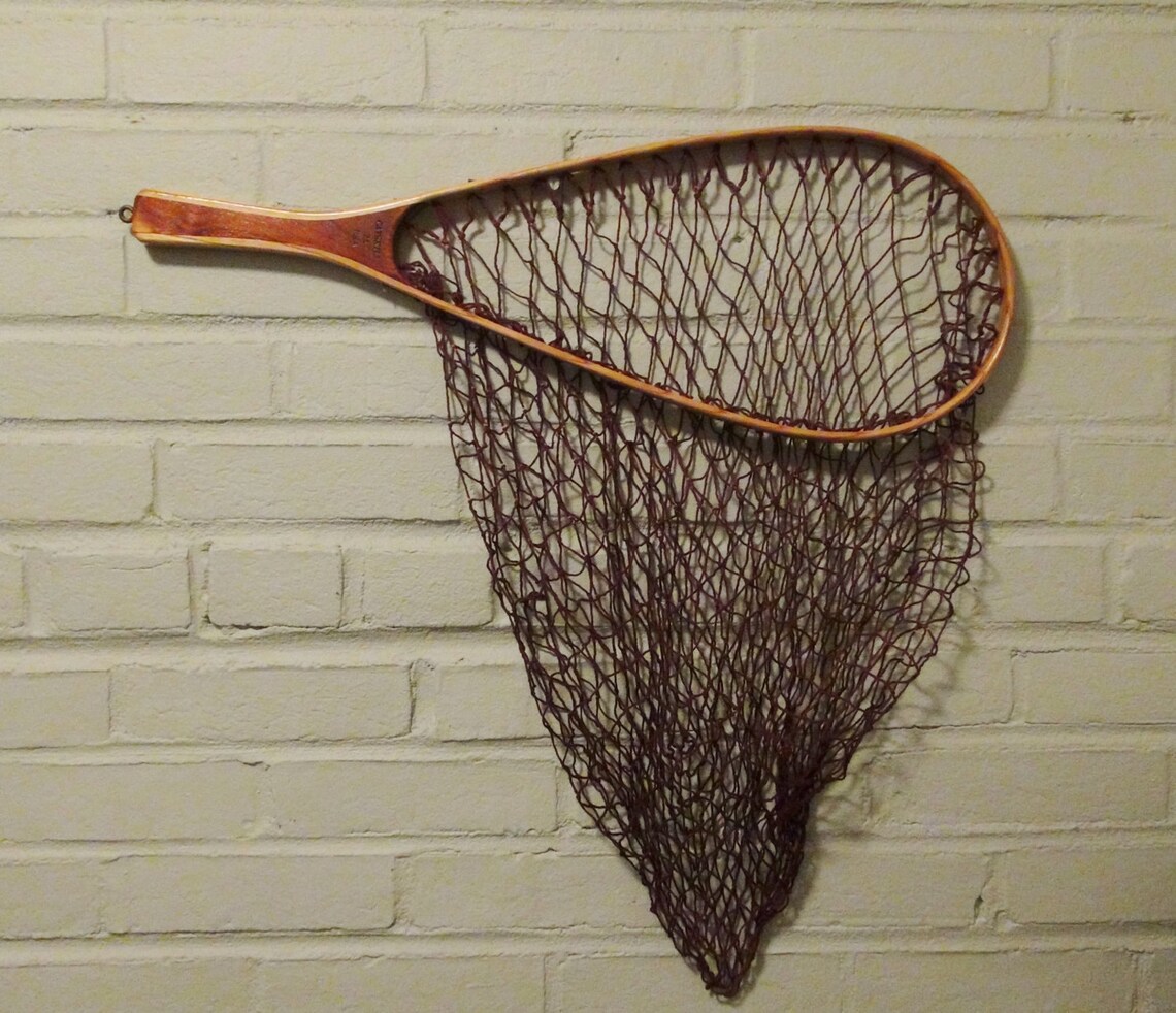 Vintage Fishing Net / Trout Net / Fly Fishing Net / Catskill | Etsy