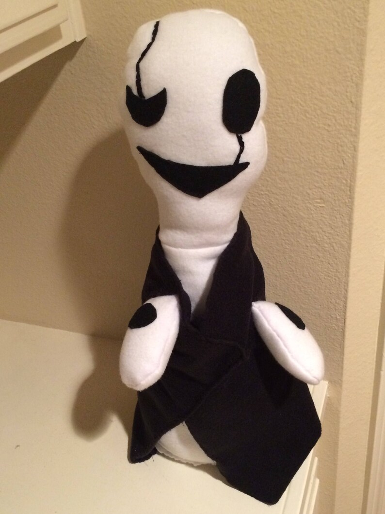 Undertale WD Gaster plush Etsy