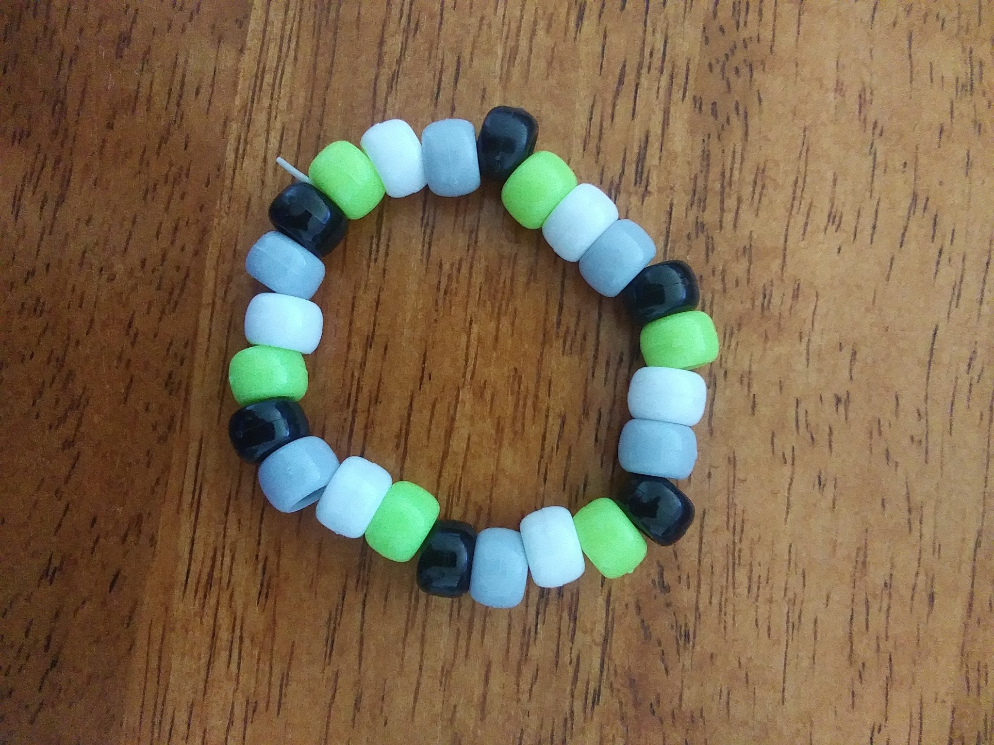 Agender Pride Flag Kandi Bracelet Etsy