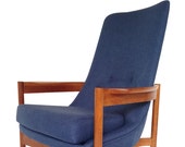 Danish Teak Armchair in the manner of Ib Kofod Larsen Vintage Retro Midcentury