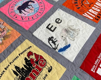 Tシャツの思い出キルト