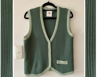Vintage knitted waistcoat Clearance