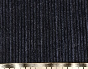 70's Vintage Steel blue corduroy fabric