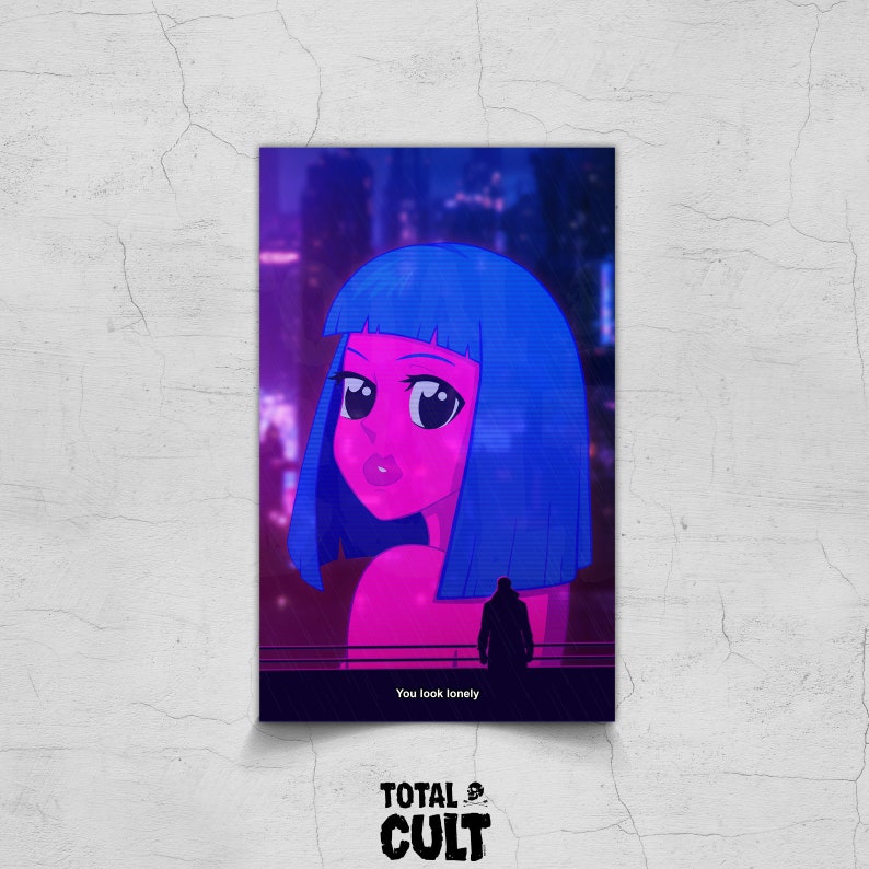 Blade Runner 2049 Joi 'You look lonely' print | Etsy