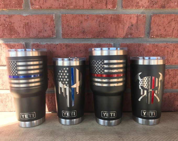 blue line yeti cup