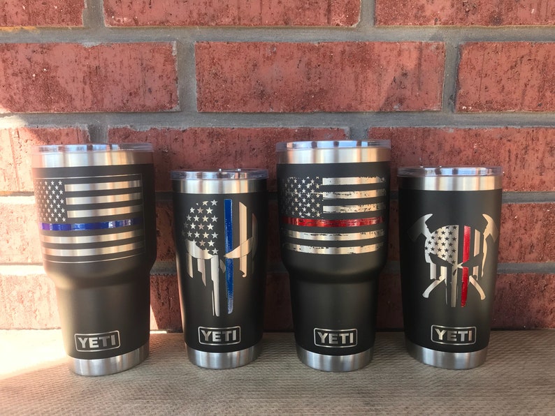 Custom Etched CatZilla Yeti Cups - Love City Excursions