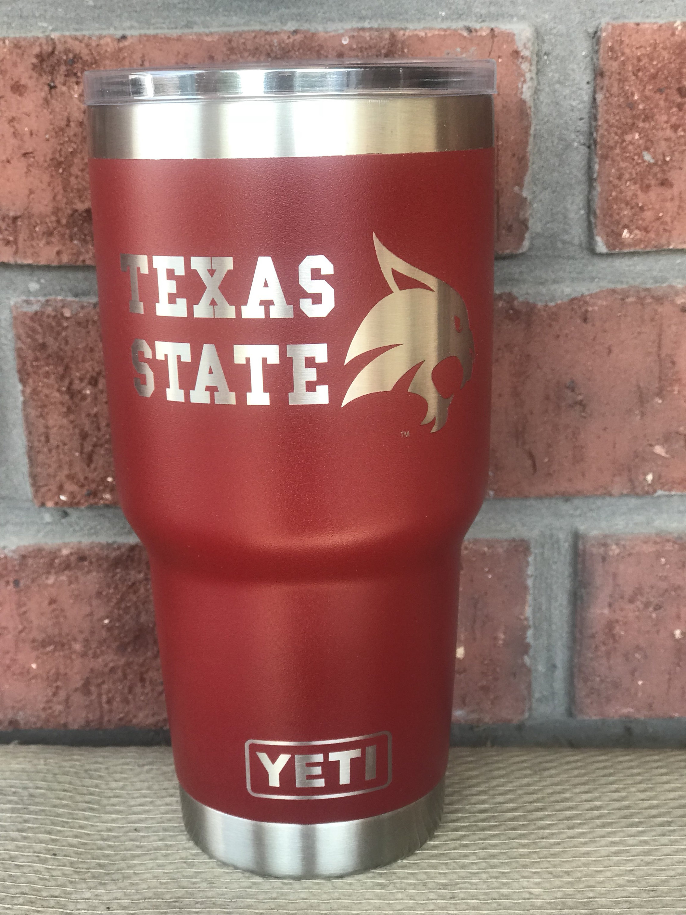 PreCoated YETI with laser engraved monogram or image Etsy