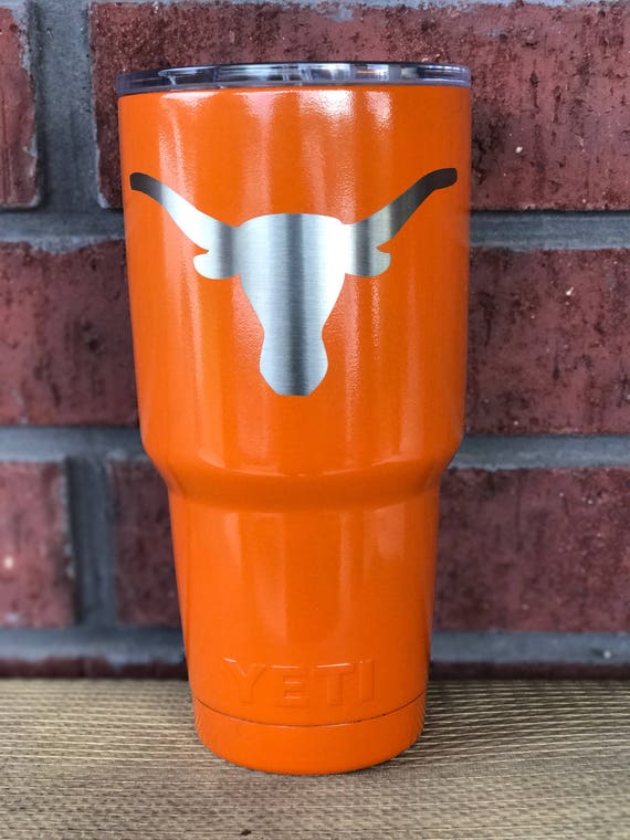 Yeti Texas Longhorns White Rambler Tumbler - 30 oz