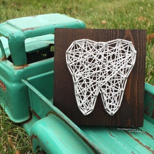 READY TO SHIP String Art Mini Tooth Sign - Etsy