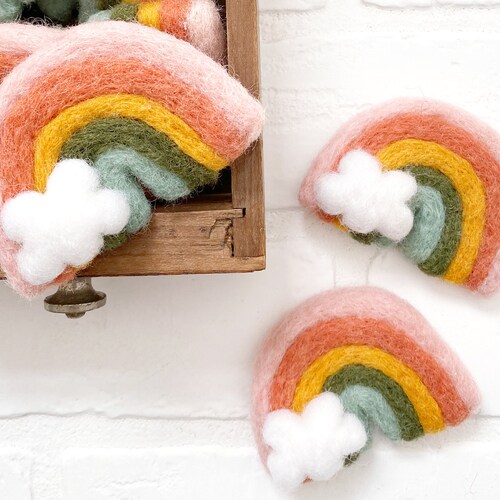 Magical Moments Felt Rainbow Vase Filler Table Scatter Etsy