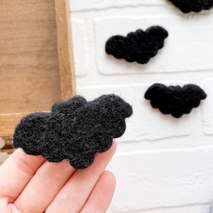 Felt Bat | Halloween Decor | Tiered Tray Decor, Vase Filler, Table Scatter