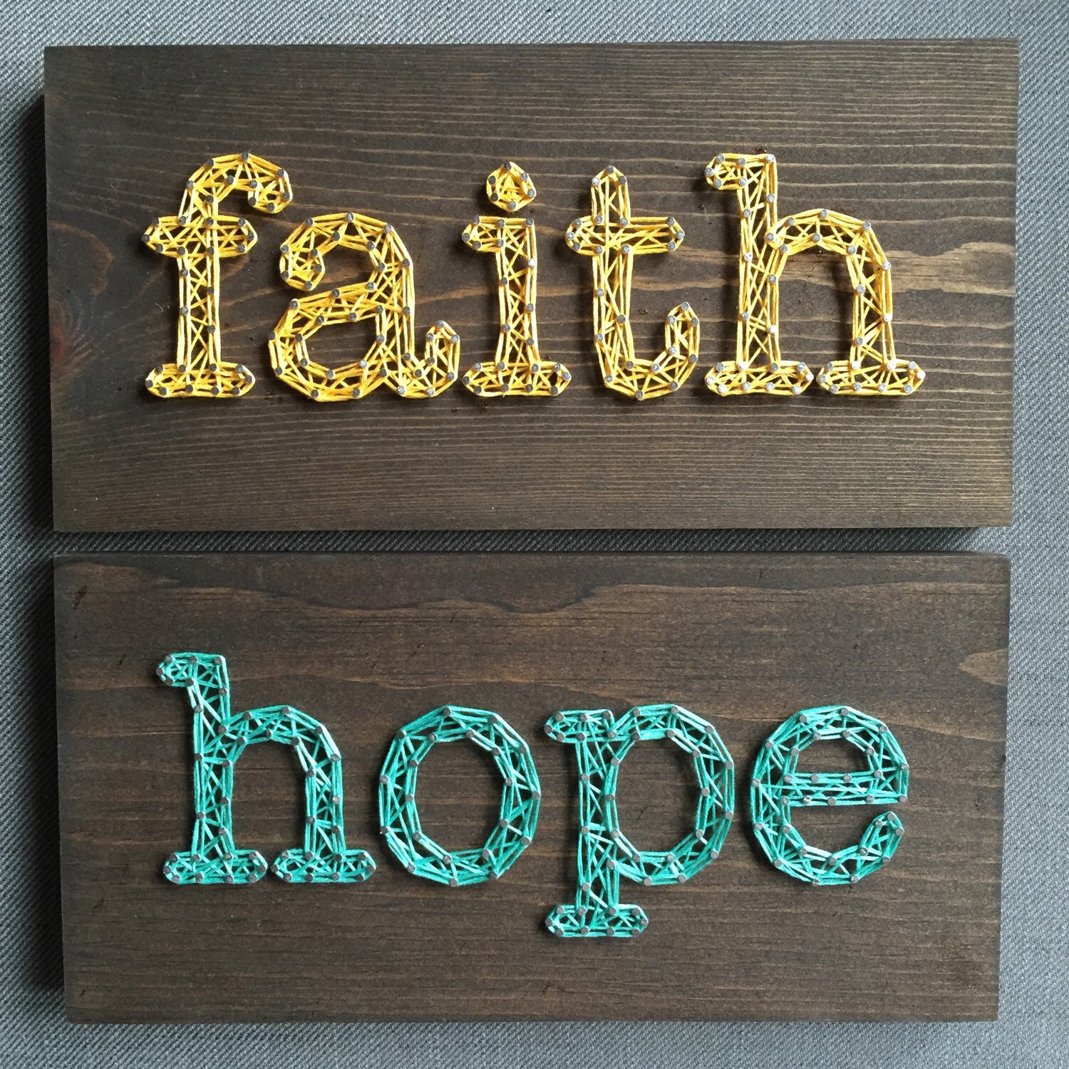 MADE TO ORDER String Art Hope Sign Etsy