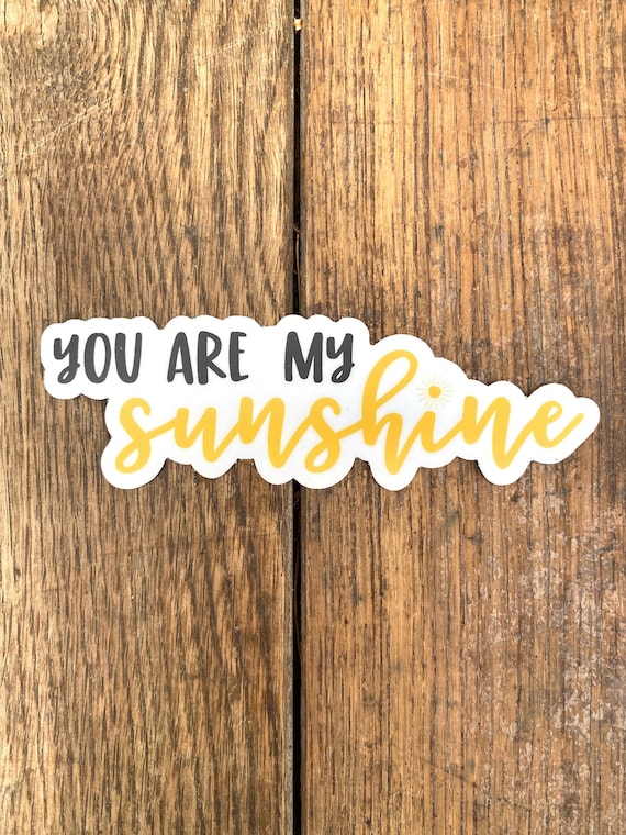 Vinyl Sticker: Sunshine Vinyl Sticker: Sunshine