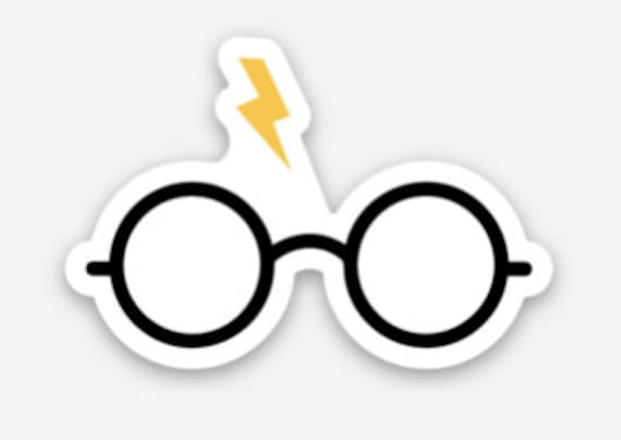 Itty Bitty Harry Potter Glasses Vinyl Sticker Laptop and Water Bottle  Sticker Decal -  Norway