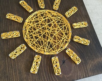 MADE TO ORDER String Art Mid-Size Sunshine Sign