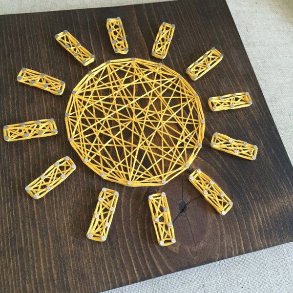 Sun String Art - Etsy