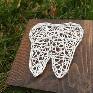READY TO SHIP String Art Mini Tooth Sign - Etsy