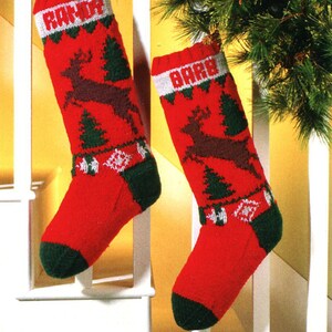 Custom Reindeer Stocking