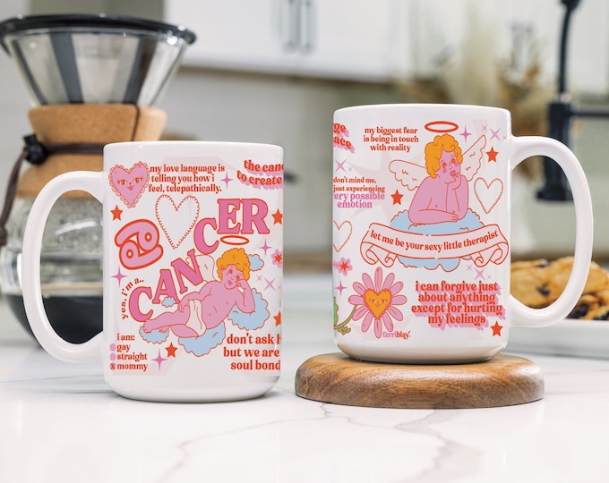 Cancer Zodiac Funny Coffee Mug Tea Cup