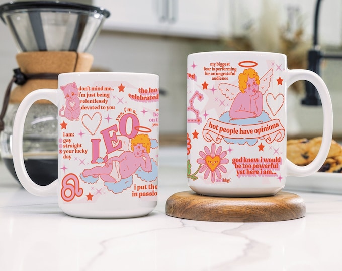 Leo Zodiac Coffee Mug Tea Cup: Funny Birthday Gift