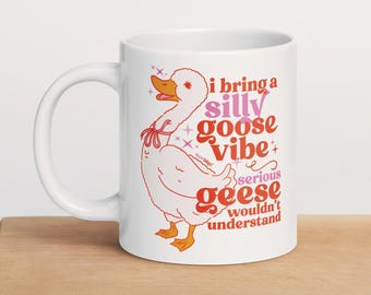 Silly Goose Coffee Mug: Funny Quirky Tea Cup