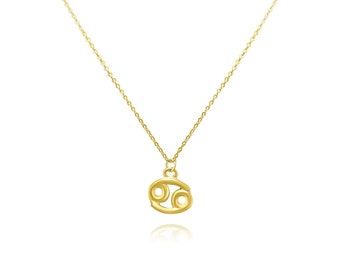 Sterling Silver Zodiac Necklace: Astrology Horoscope Charm