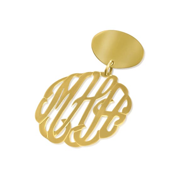 Gold plated oval baby brooch Gold plated oval baby brooch