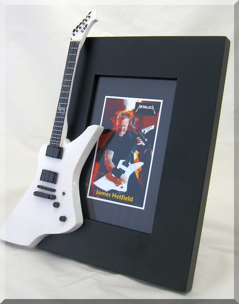 James Hetfield Miniature Guitar Photo Frame Metallica