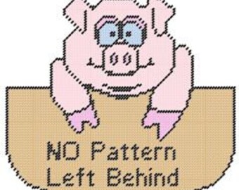 Piggie Plastic Canvas Pattern