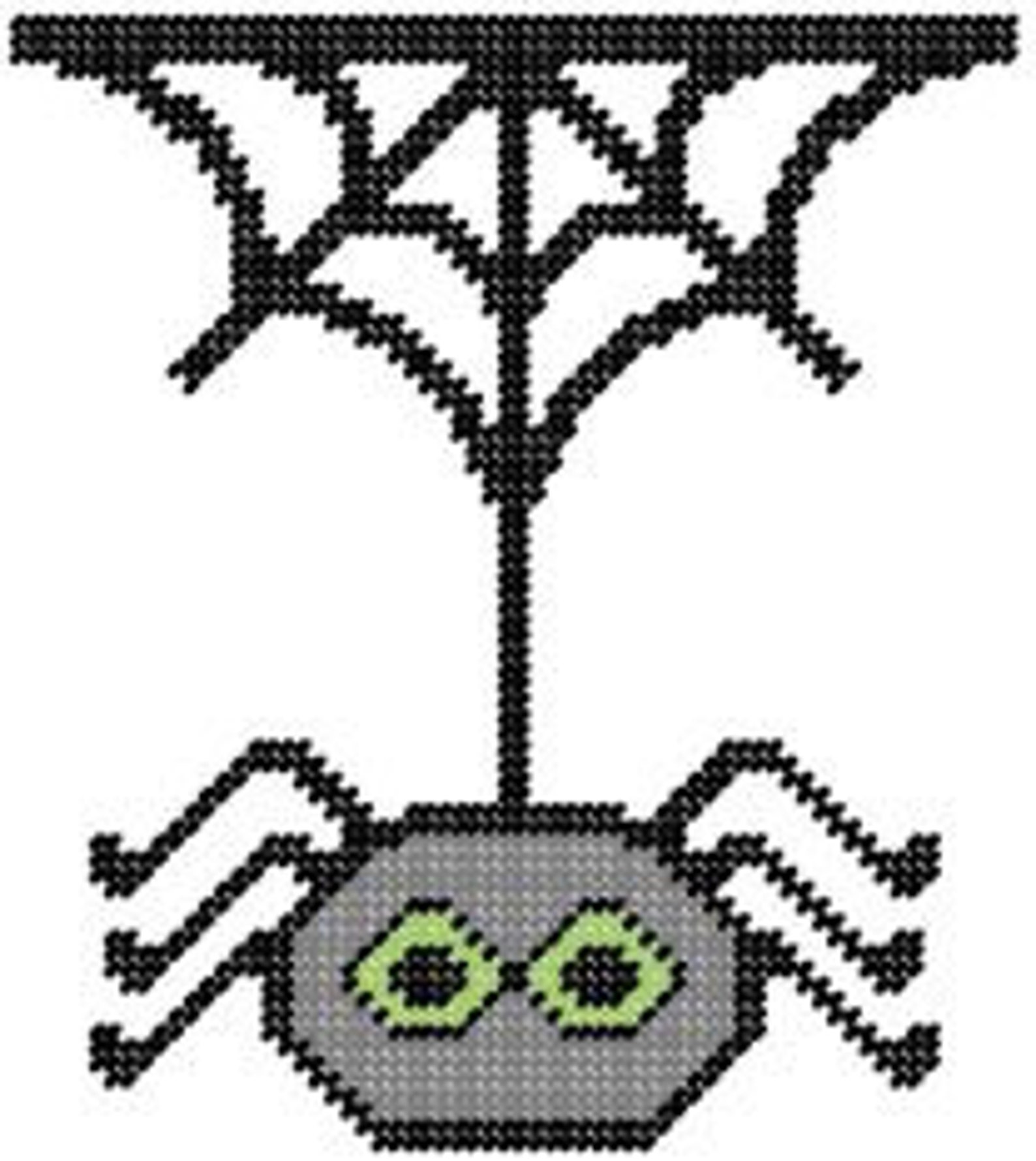 Spider and Web Plastic Canvas Pattern - Etsy UK
