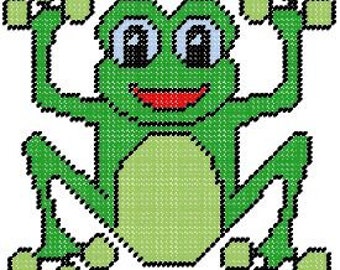 Frog Plastic Canvas Pattern