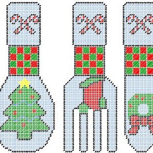 Christmas Set Plastic Canvas Pattern