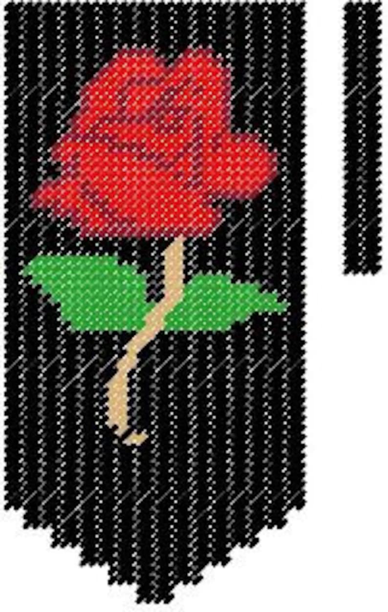 Rose Valance Plastic Canvas Pattern image 1