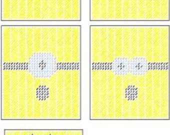 Minion Face inspirou padrão de capa de caixa de tecido de lona plástica